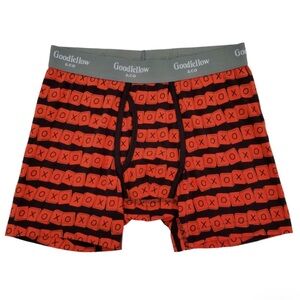 GOODFELLOW & CO KNIT BOXERS - RED XOXO SIZES S,M,L,XL NEW WITH TAGS)
